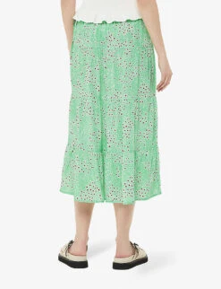Whistles Daisy Meadow Floral-print Woven Midi Skirt 8 Whistles Daisy Meadow Floral-print Woven Midi Skirt -Whistles Clothing Shop R04181218 MULTICOLOURED ALT03
