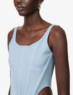 Dion Lee Combat Corseted Stretch-organic Cotton Top 10 Dion Lee Combat Corseted Stretch-organic Cotton Top -Whistles Clothing Shop R04181832 GLACIER ALT04
