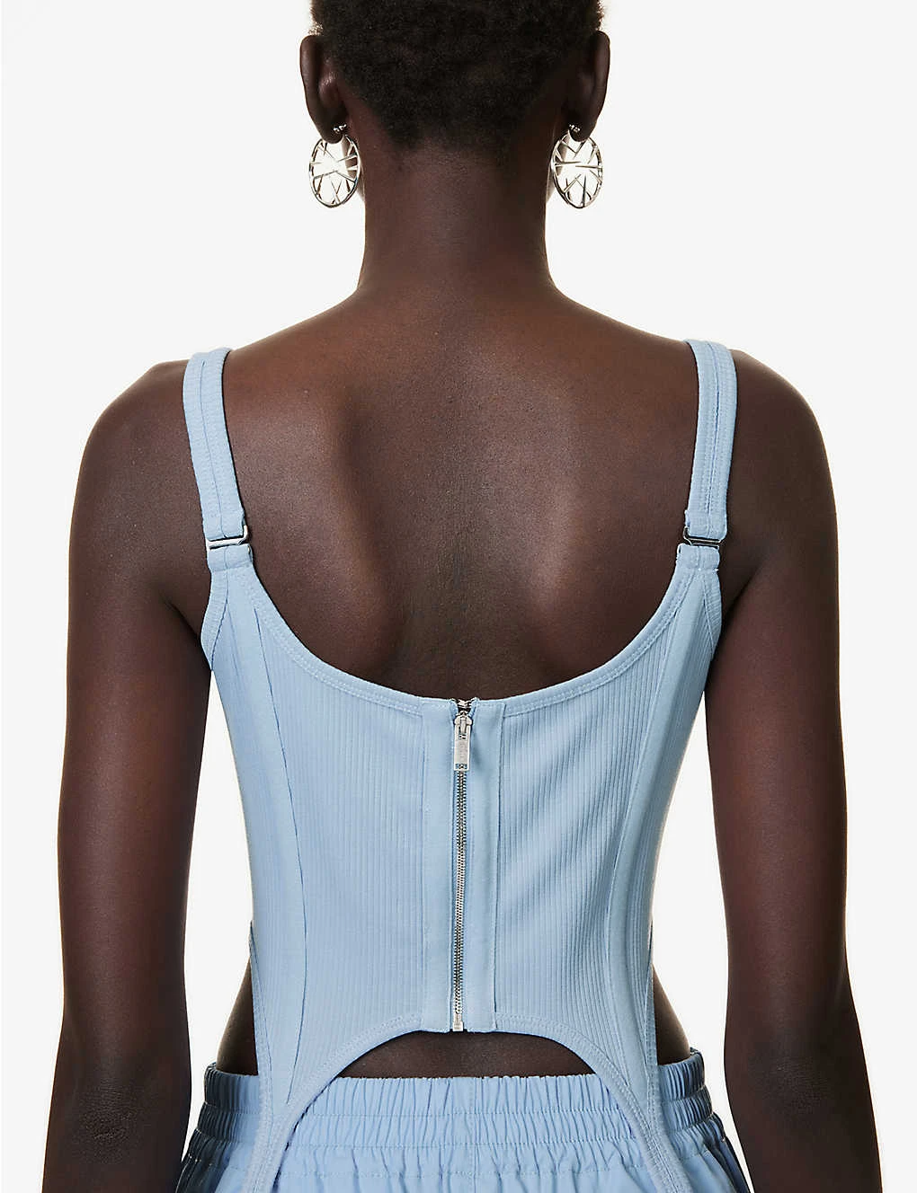 Dion Lee Combat Corseted Stretch-organic Cotton Top 6 Dion Lee Combat Corseted Stretch-organic Cotton Top - Image 6