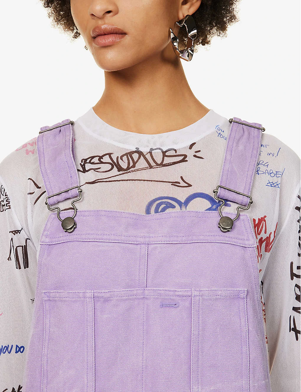 Acne Studios Palmon Logo-patch Cotton-canvas Dungarees 5 Acne Studios Palmon Logo-patch Cotton-canvas Dungarees - Image 5