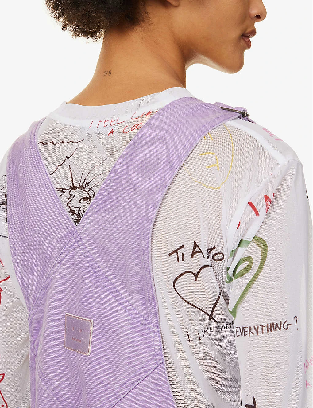 Acne Studios Palmon Logo-patch Cotton-canvas Dungarees 6 Acne Studios Palmon Logo-patch Cotton-canvas Dungarees - Image 6