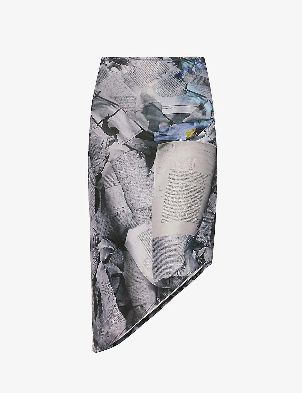 Vero Graphic-print Stretch-woven Midi Skirt 1 Vero Graphic-print Stretch-woven Midi Skirt