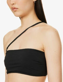BEC + BRIDGE Zadie Shoulder-strap Stretch-woven Top -Whistles Clothing Shop R04188955 BLACK ALT04