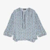 Maje Lipetila Floral-print Woven Blouse