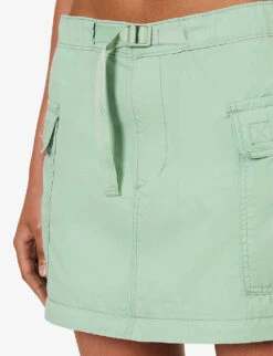 Levis Convertible Zipped Cotton-poplin Cargo Skirt -Whistles Clothing Shop R04191374 GRANITEGREEN ALT04