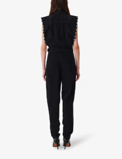 IRO Bilae Sleeveless Denim Jumpsuit 8 IRO Bilae Sleeveless Denim Jumpsuit -Whistles Clothing Shop R04196530 BLA01 ALT03