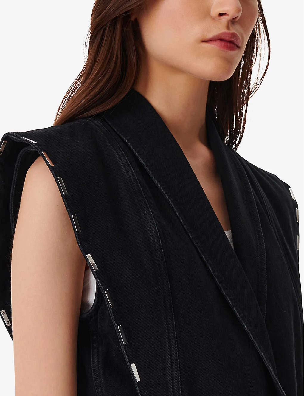 IRO Bilae Sleeveless Denim Jumpsuit 5 IRO Bilae Sleeveless Denim Jumpsuit - Image 5