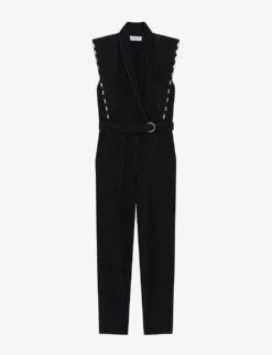 IRO Bilae Sleeveless Denim Jumpsuit