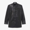 IRO Alegre Patch-pocket Oversized Leather Shirt