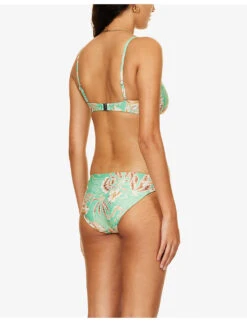 Seafolly Eden Floral-print Bikini Top 7 Seafolly Eden Floral-print Bikini Top -Whistles Clothing Shop R04197355 MINT ALT02