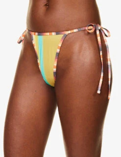 Jaded London Sunset Ombre Stretch-recycled-polyester Bikini Bottoms -Whistles Clothing Shop R04197656 CONTRASTOMBREBINDING ALT02