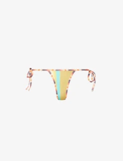 Jaded London Sunset Ombre Stretch-recycled-polyester Bikini Bottoms