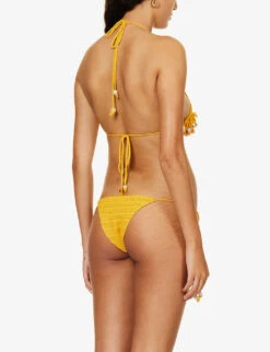 Jaded London Bead-embellished Crochet Cotton-blend Bikini Top 6 Jaded London Bead-embellished Crochet Cotton-blend Bikini Top -Whistles Clothing Shop R04197658 TANCROCHET ALT02