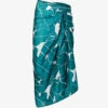 ERES Alligator Graphic-print Ramie Midi Skirt