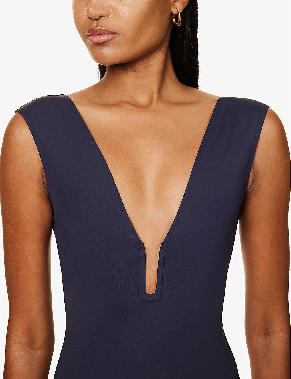 ERES Une Plunge-neck High-leg Swimsuit 4 ERES Une Plunge-neck High-leg Swimsuit - Image 4