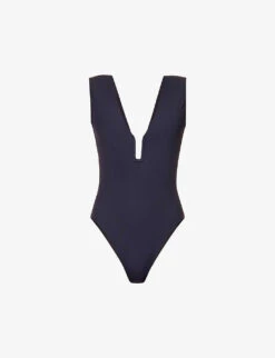 ERES Une Plunge-neck High-leg Swimsuit