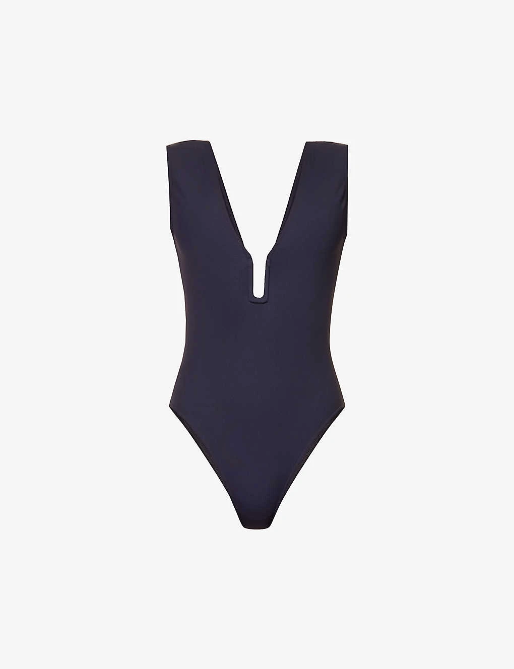 ERES Une Plunge-neck High-leg Swimsuit 1 ERES Une Plunge-neck High-leg Swimsuit