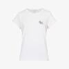 Rag & Bone Star Crossed Lovers Logo-embroidered Organic Cotton-jersey T-shirt