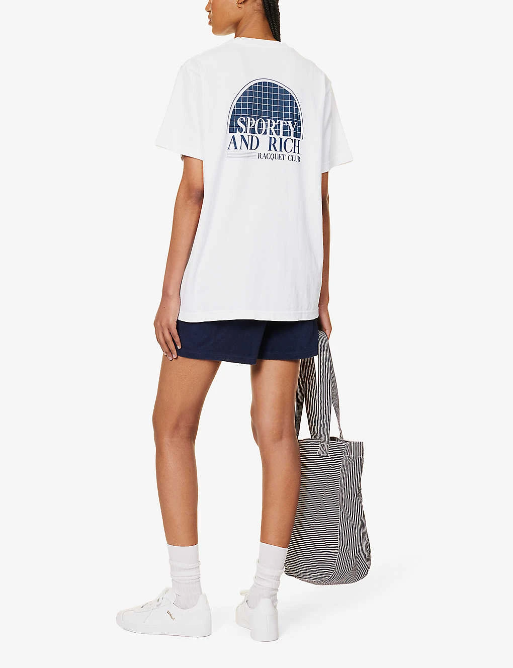 Racquet Club Logo-print Cotton T-shirt 2 Racquet Club Logo-print Cotton T-shirt - Image 2