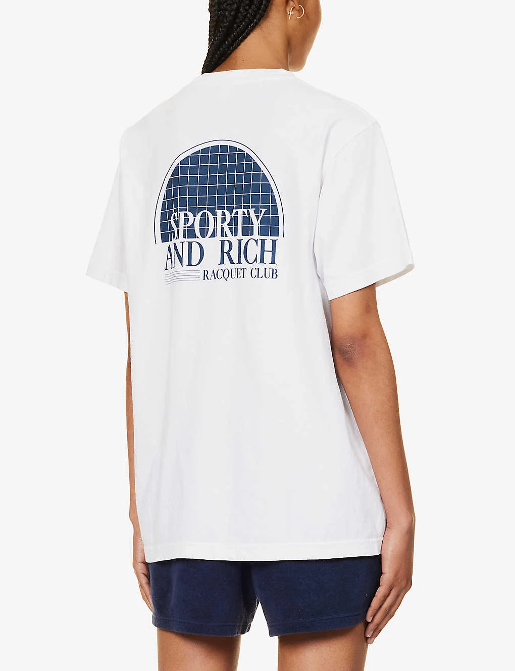Racquet Club Logo-print Cotton T-shirt 4 Racquet Club Logo-print Cotton T-shirt - Image 4