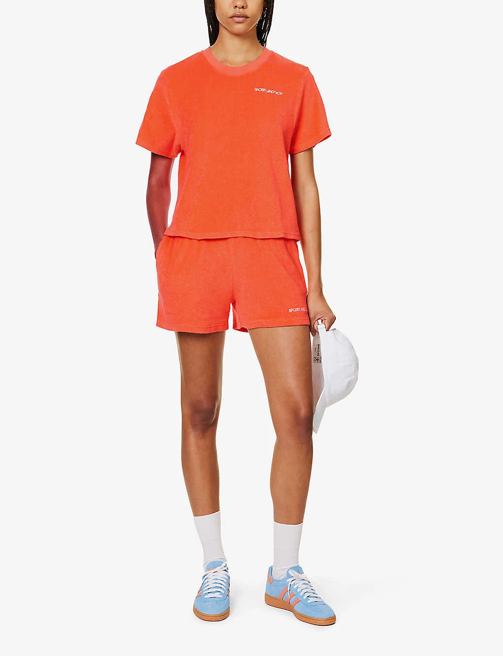 Logo-embroidered Mid-rise Cotton-terry Shorts 2 Logo-embroidered Mid-rise Cotton-terry Shorts - Image 2