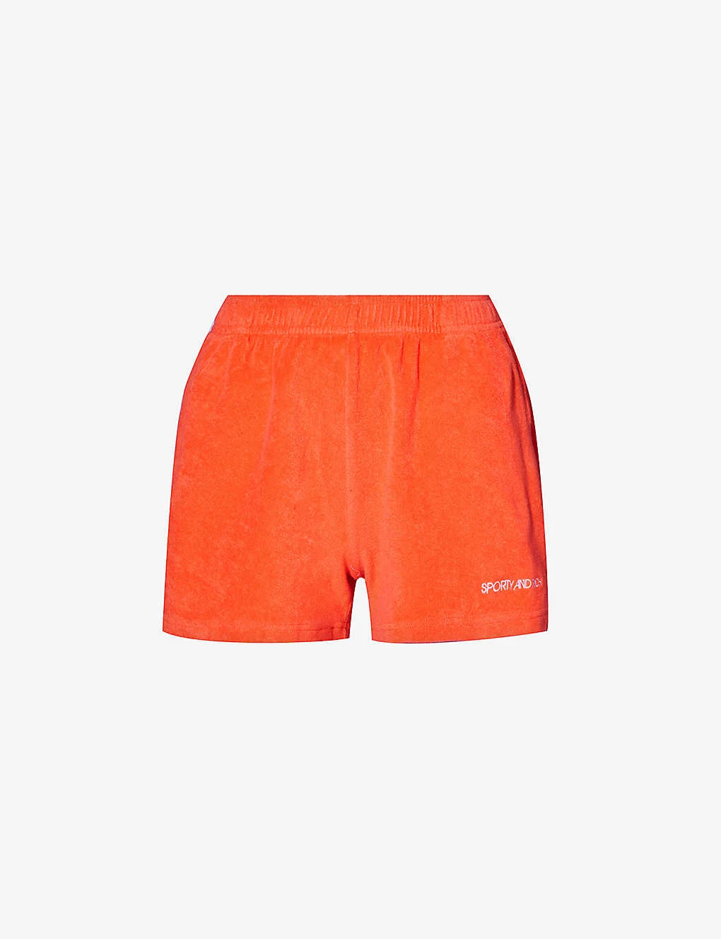 Logo-embroidered Mid-rise Cotton-terry Shorts 1 Logo-embroidered Mid-rise Cotton-terry Shorts
