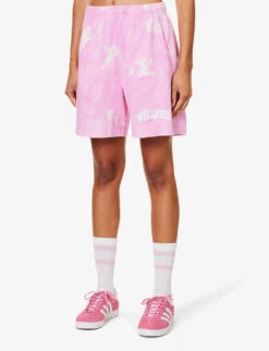 Wellness Tie-dye Cotton-jersey Shorts -Whistles Clothing Shop R04205056 TAFFY ALT02
