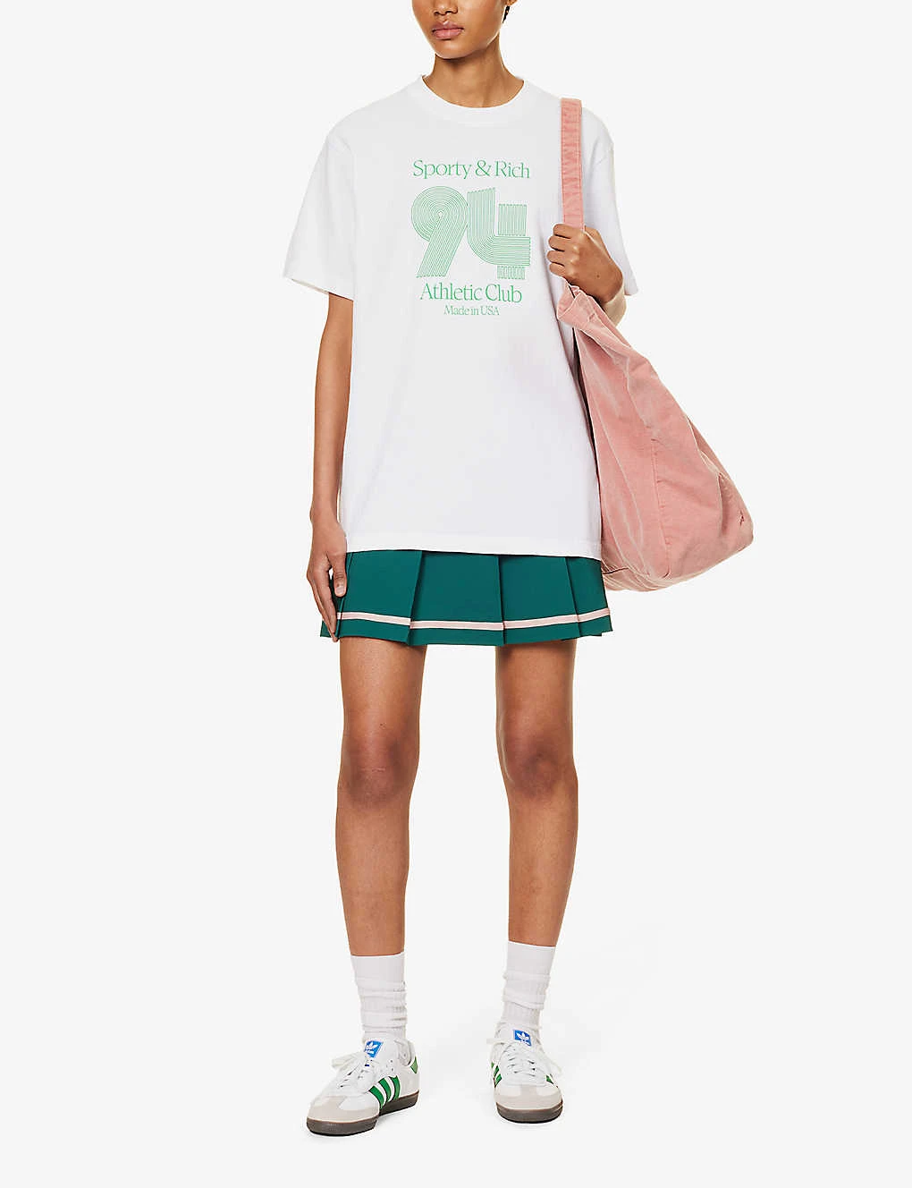 Athletic Club Brand-print Regular-fit Cotton-jersey T-shirt 2 Athletic Club Brand-print Regular-fit Cotton-jersey T-shirt - Image 2