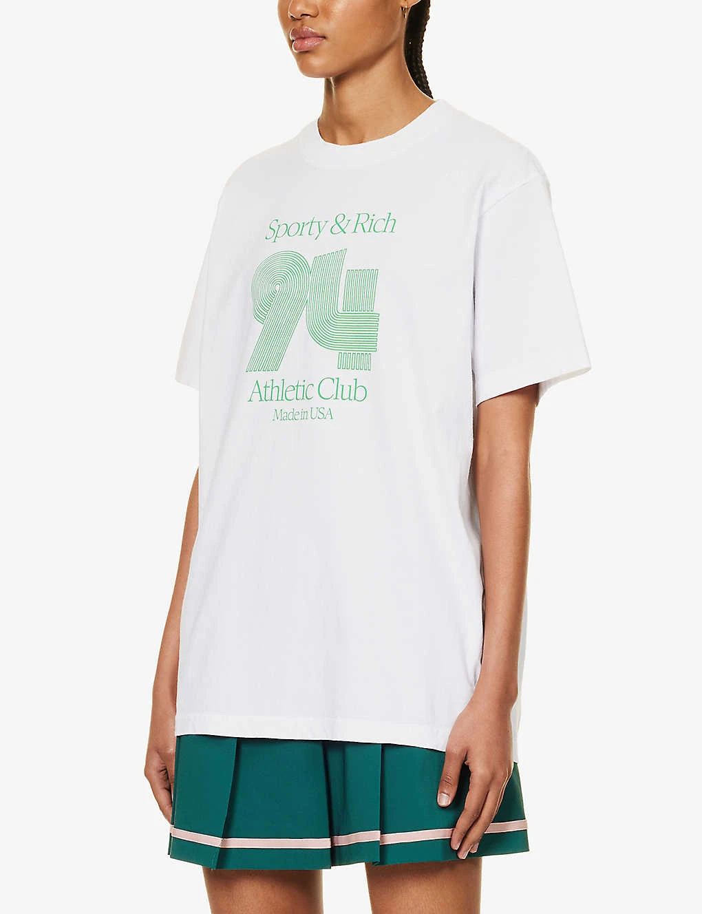 Athletic Club Brand-print Regular-fit Cotton-jersey T-shirt 3 Athletic Club Brand-print Regular-fit Cotton-jersey T-shirt - Image 3