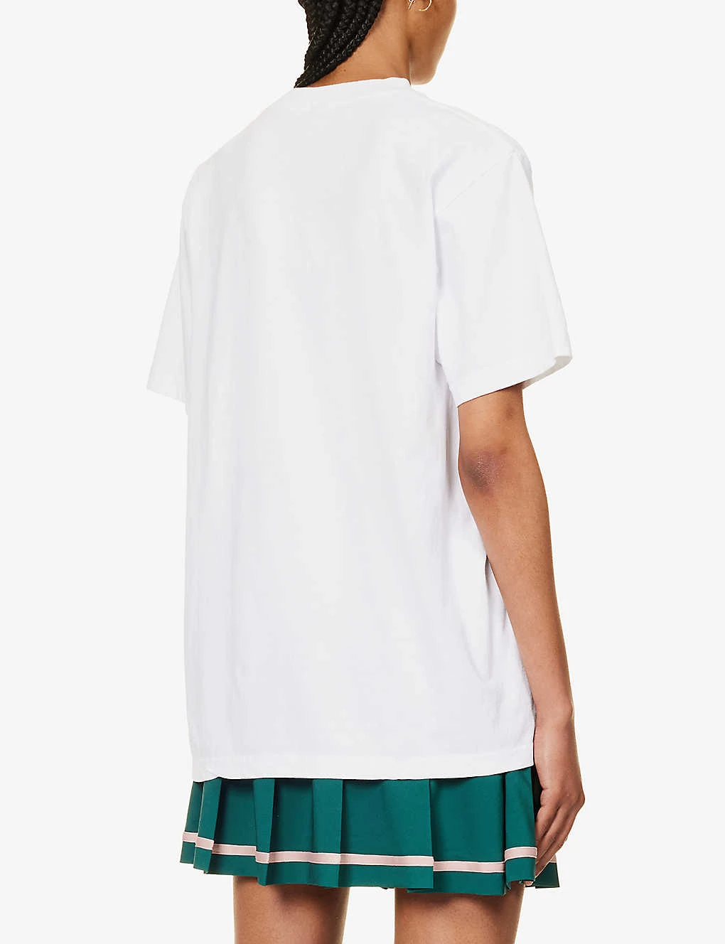 Athletic Club Brand-print Regular-fit Cotton-jersey T-shirt 4 Athletic Club Brand-print Regular-fit Cotton-jersey T-shirt - Image 4