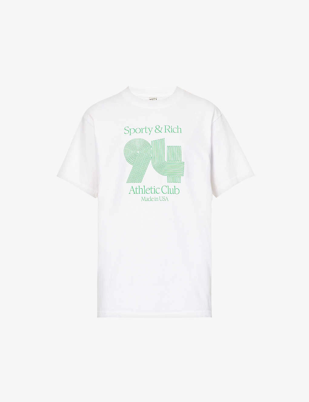 Athletic Club Brand-print Regular-fit Cotton-jersey T-shirt 1 Athletic Club Brand-print Regular-fit Cotton-jersey T-shirt